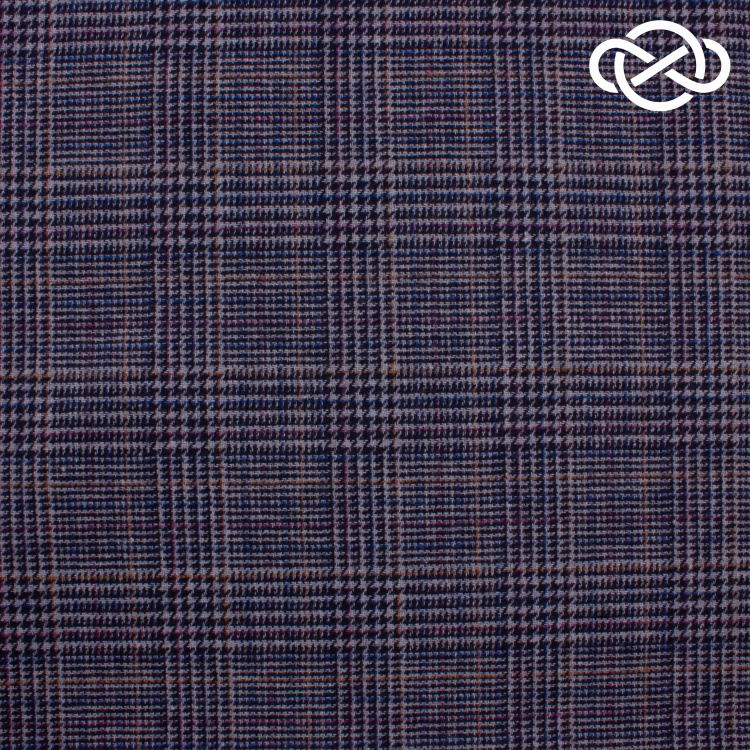 10206. Костюмная. Шерсть. В клетку - фото 1