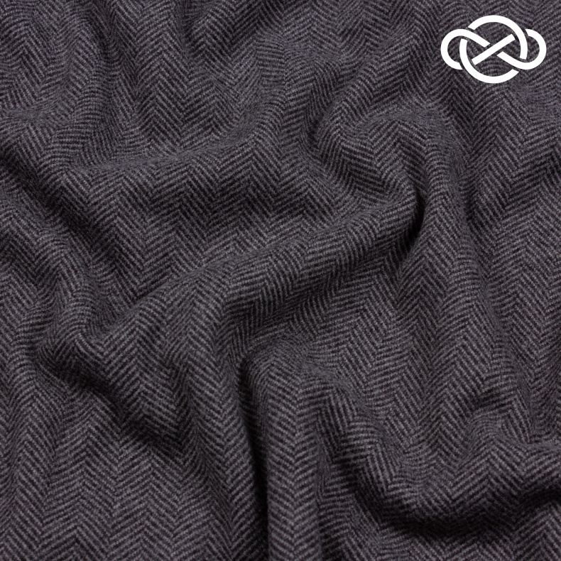 10209. Трикотажное полотно. Пике. В елку от Tkani.site