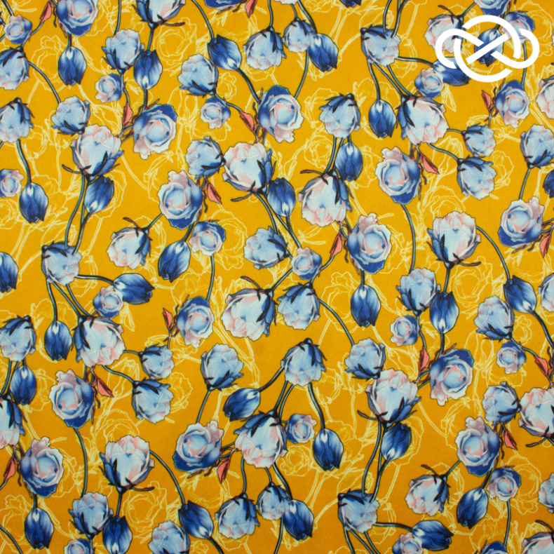 10212. Конкурс!!! Армани сатин. Принт от Tkani.site