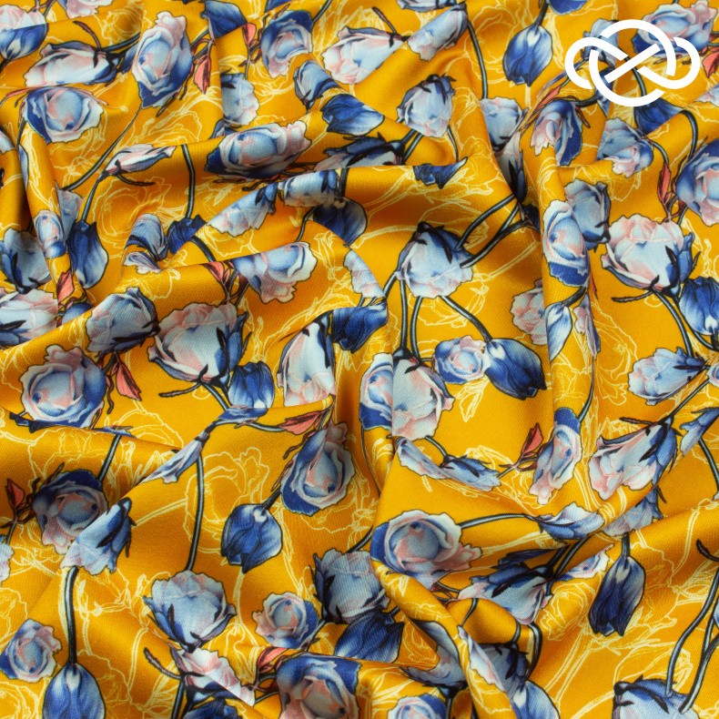 10212. Конкурс!!! Армани сатин. Принт от Tkani.site