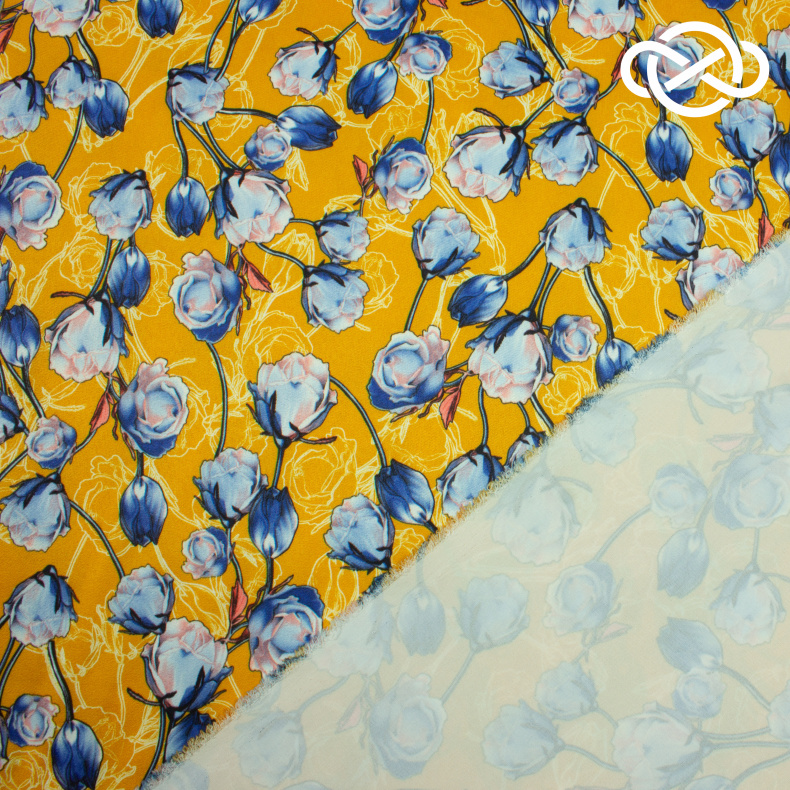 10212. Конкурс!!! Армани сатин. Принт от Tkani.site