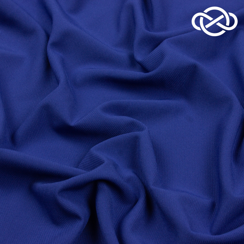 10219. Плательная. Диагональ. Синий от Tkani.site