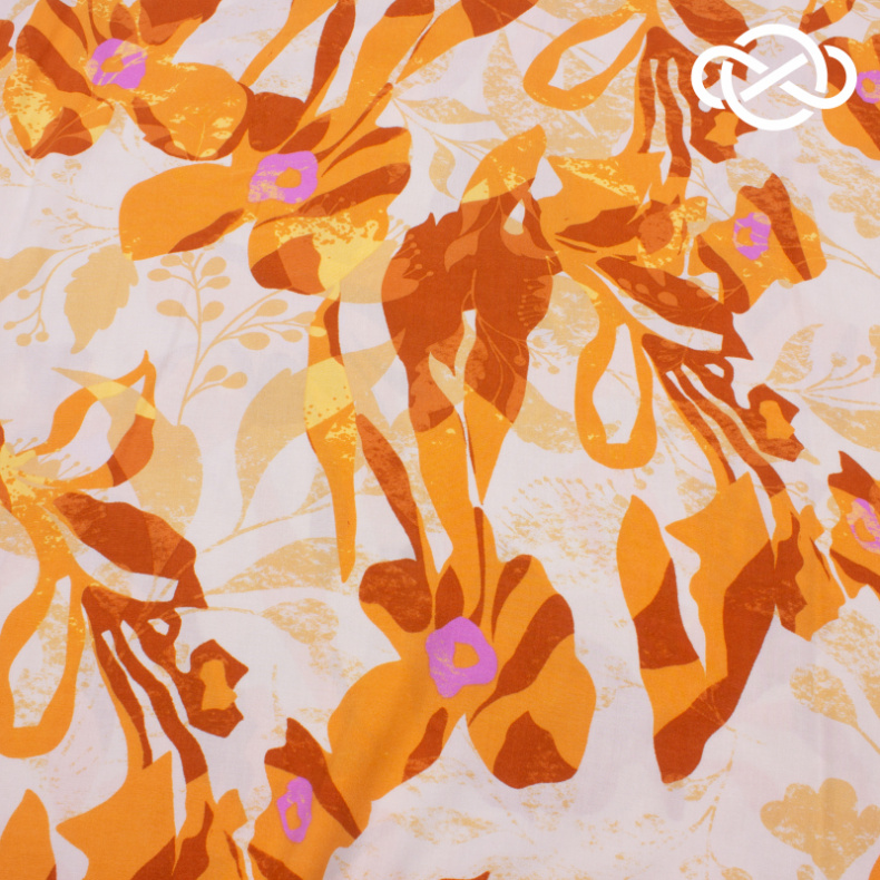 10220. Конкурс!!! Штапель. Вискоза. Принт от Tkani.site