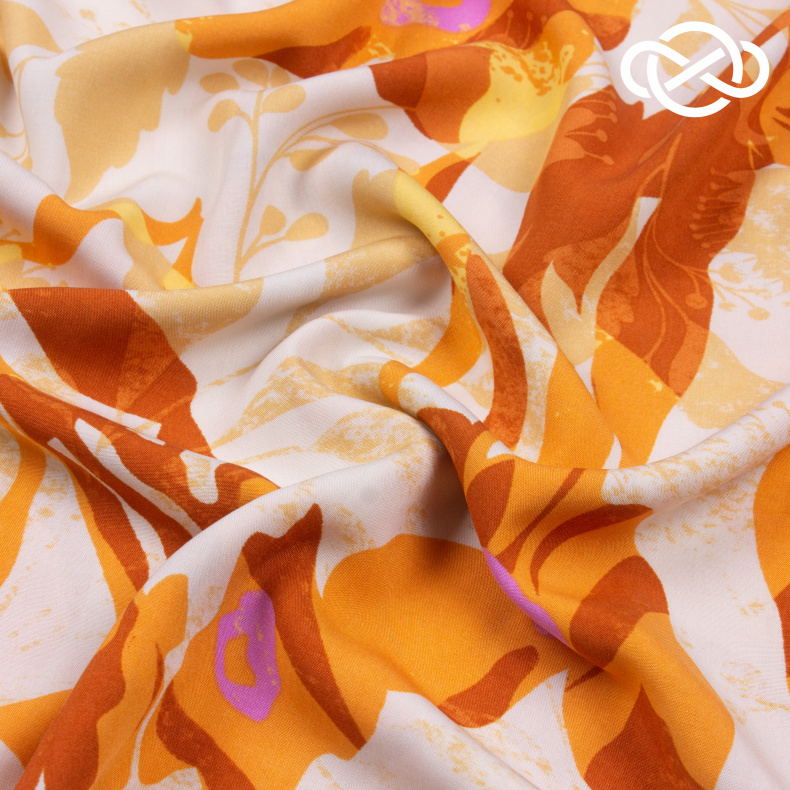 10220. Конкурс!!! Штапель. Вискоза. Принт от Tkani.site