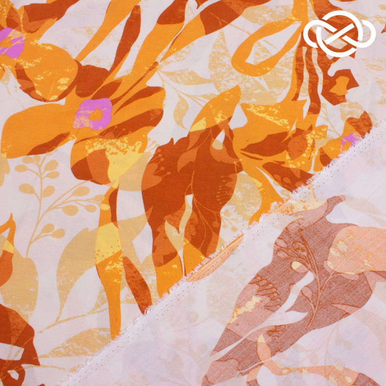 10220. Конкурс!!! Штапель. Вискоза. Принт от Tkani.site