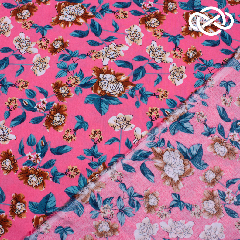 10213 Конкурс!!! Штапель. Вискоза. Принт от Tkani.site