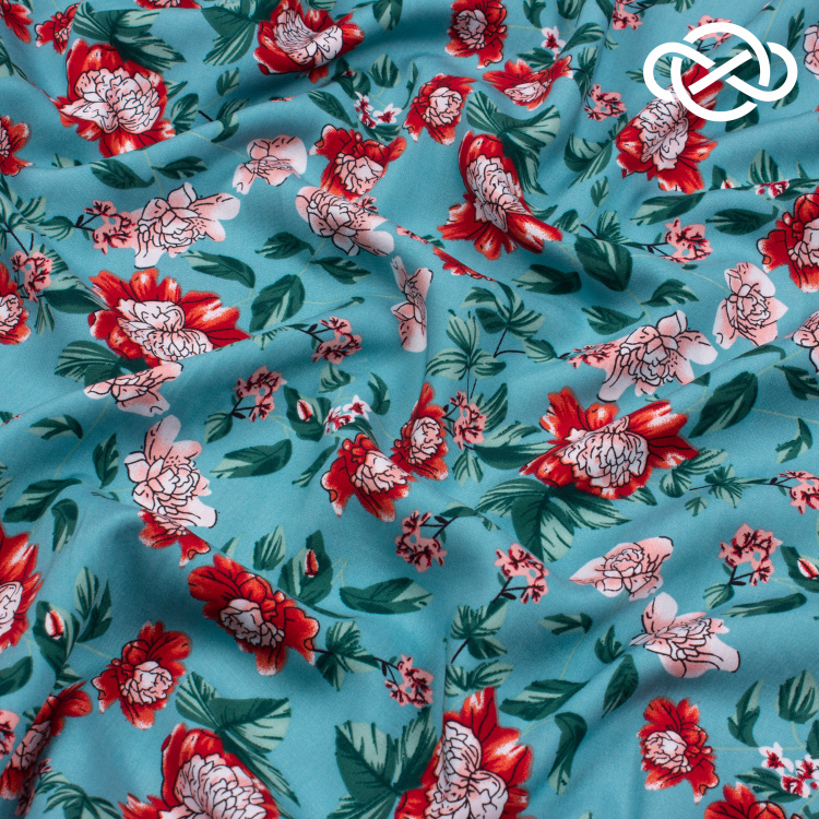 10214. Конкурс!!! Штапель. Вискоза. Принт - фото 2