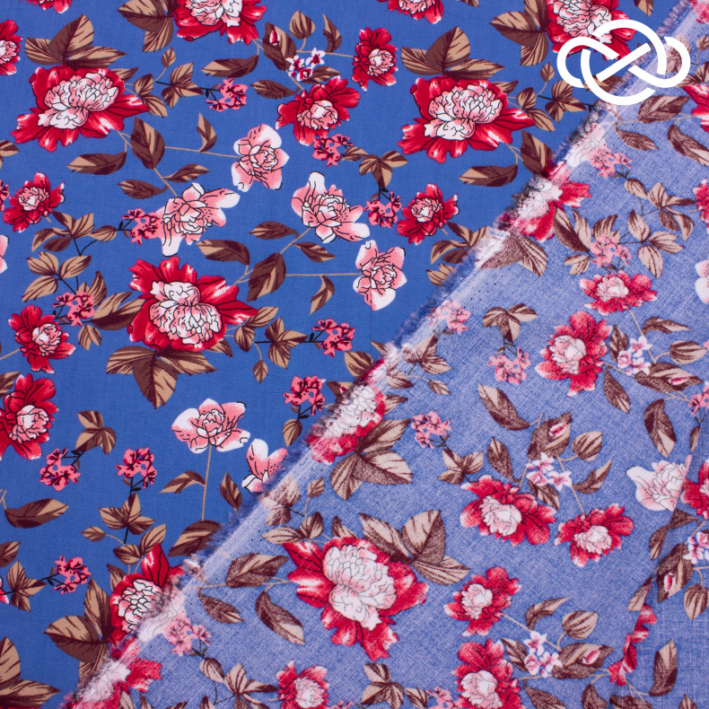 10216. Конкурс!!! Штапель. Вискоза. Принт от Tkani.site