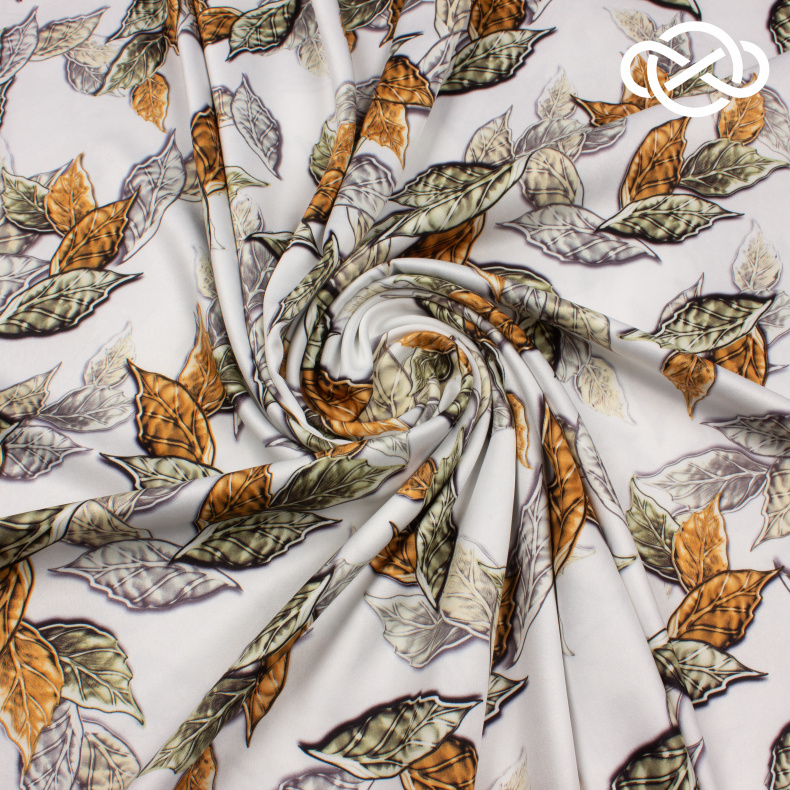 10225. Конкурс!!! Армани сатин. Принт от Tkani.site