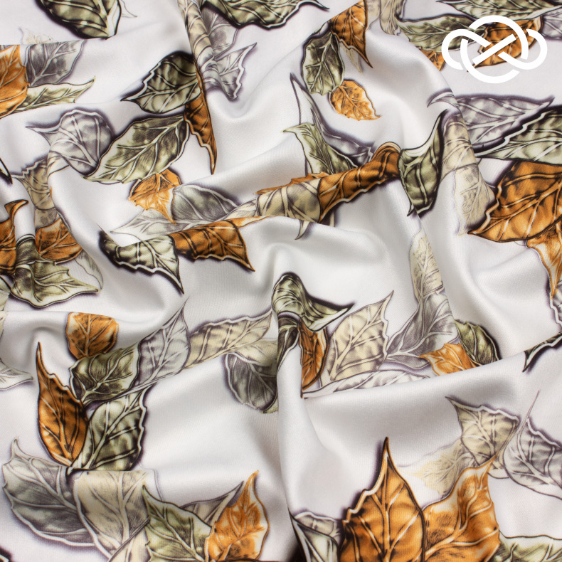 10225. Конкурс!!! Армани сатин. Принт от Tkani.site