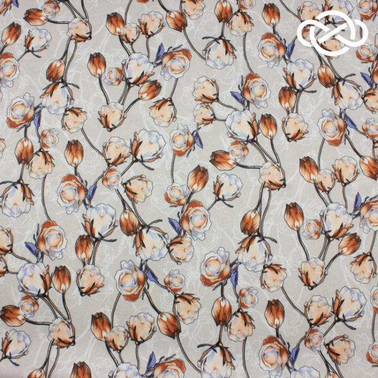 10228. Конкурс!!! Армани сатин. Принт