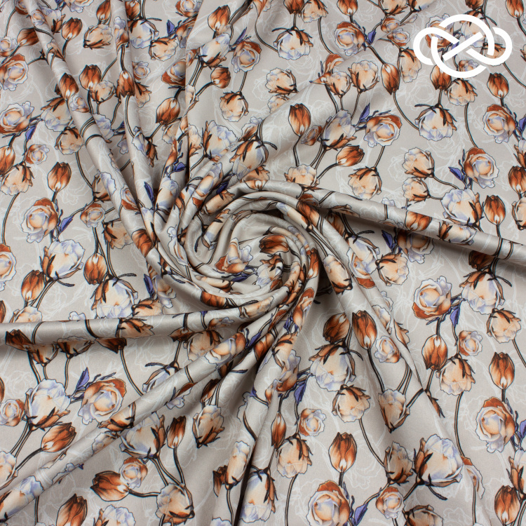 10228. Конкурс!!! Армани сатин. Принт - фото 1