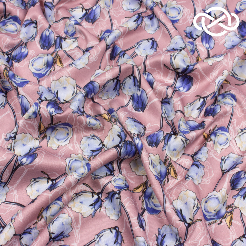 10230. Конкурс!!! Армани сатин. Принт от Tkani.site