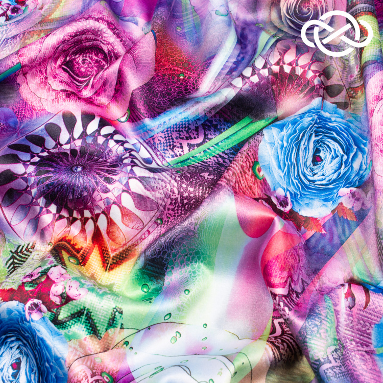 10234. Конкурс!!! Атлас сэндвич. Принт - фото 2