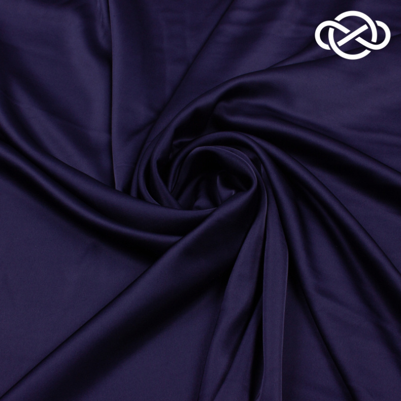 10236. Искусственный шелк. Армани. Темно-синий от Tkani.site