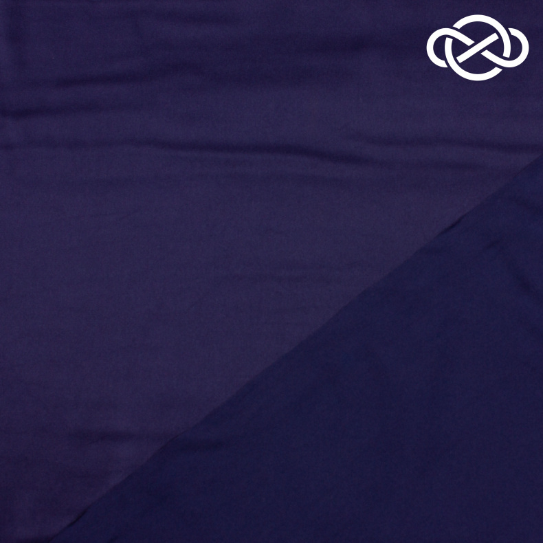 10236. Искусственный шелк. Армани. Темно-синий от Tkani.site