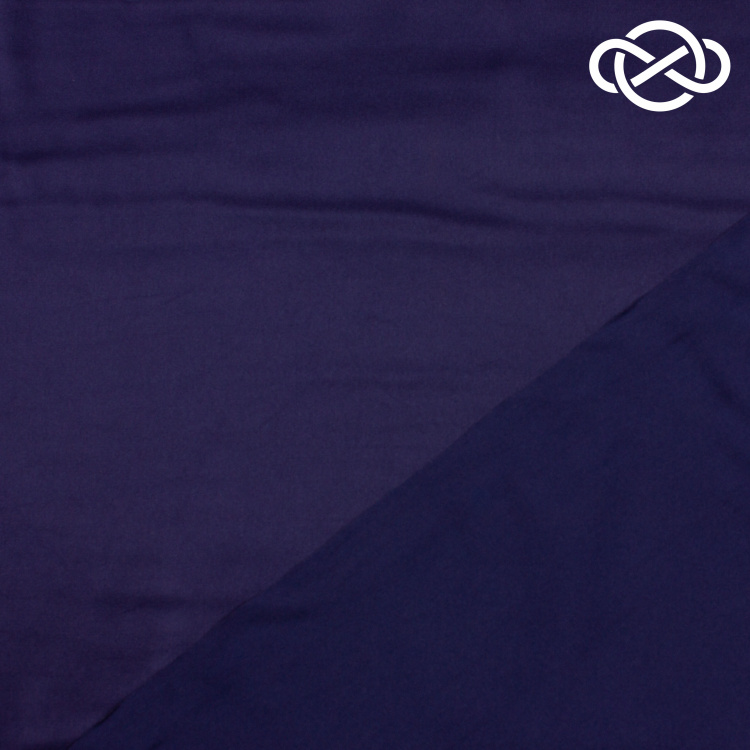 10236. Искусственный шелк. Армани. Темно-синий - фото 2