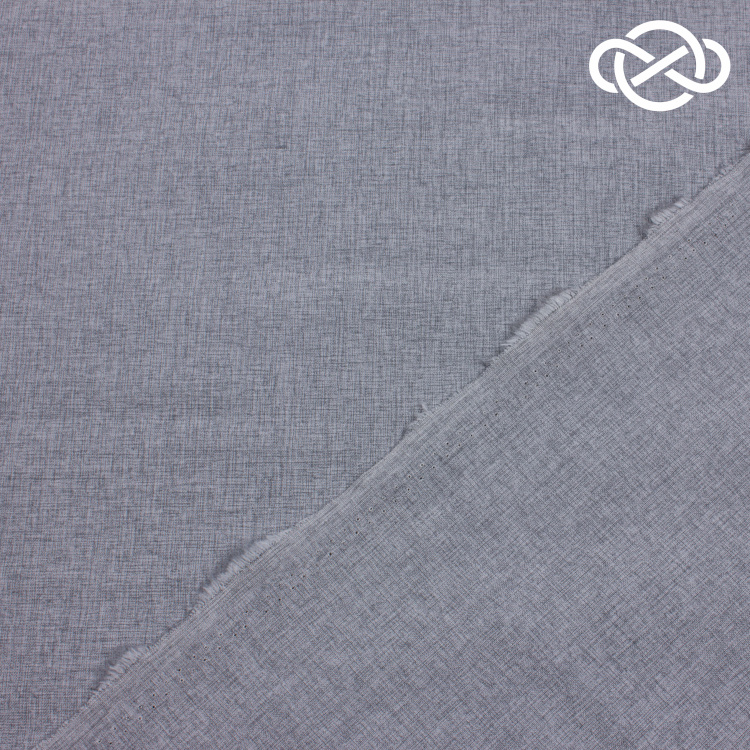 10238. Костюмная поливискоза. Серый меланж - фото 2