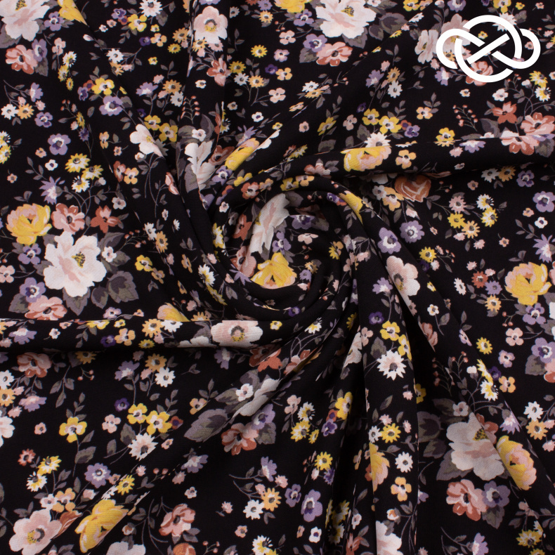 10239. Конкурс! Искусственный лен. Манго. Принт. от Tkani.site