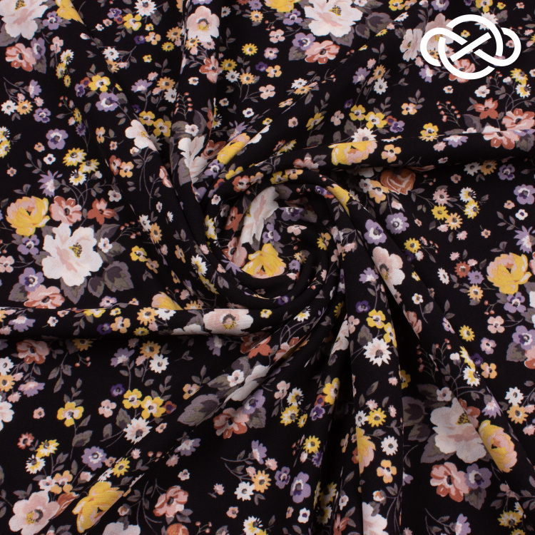 10239. Конкурс! Искусственный лен. Манго. Принт. - фото 1