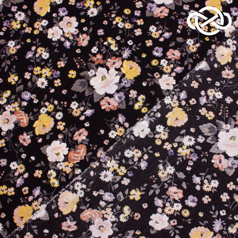 10239. Конкурс! Искусственный лен. Манго. Принт. от Tkani.site