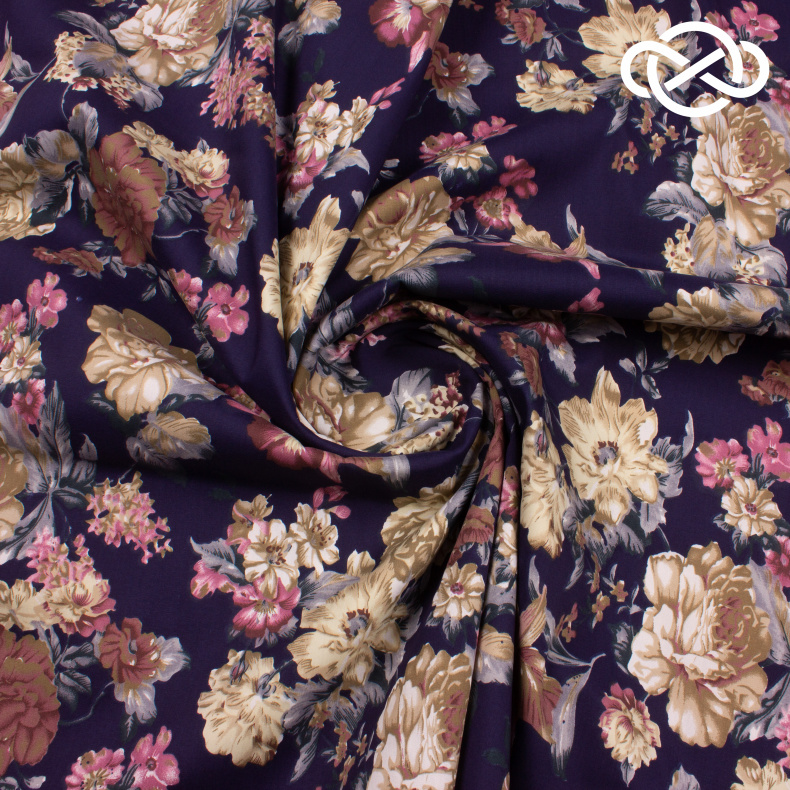 10253. Конкурс!!! Сатин люкс. хлопок. Принт от Tkani.site