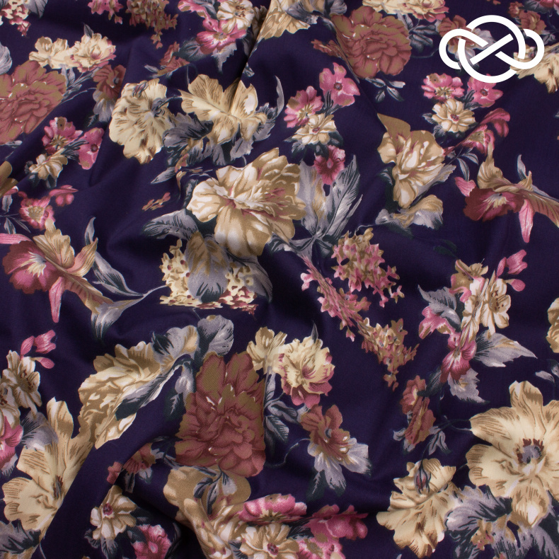 10253. Конкурс!!! Сатин люкс. хлопок. Принт от Tkani.site