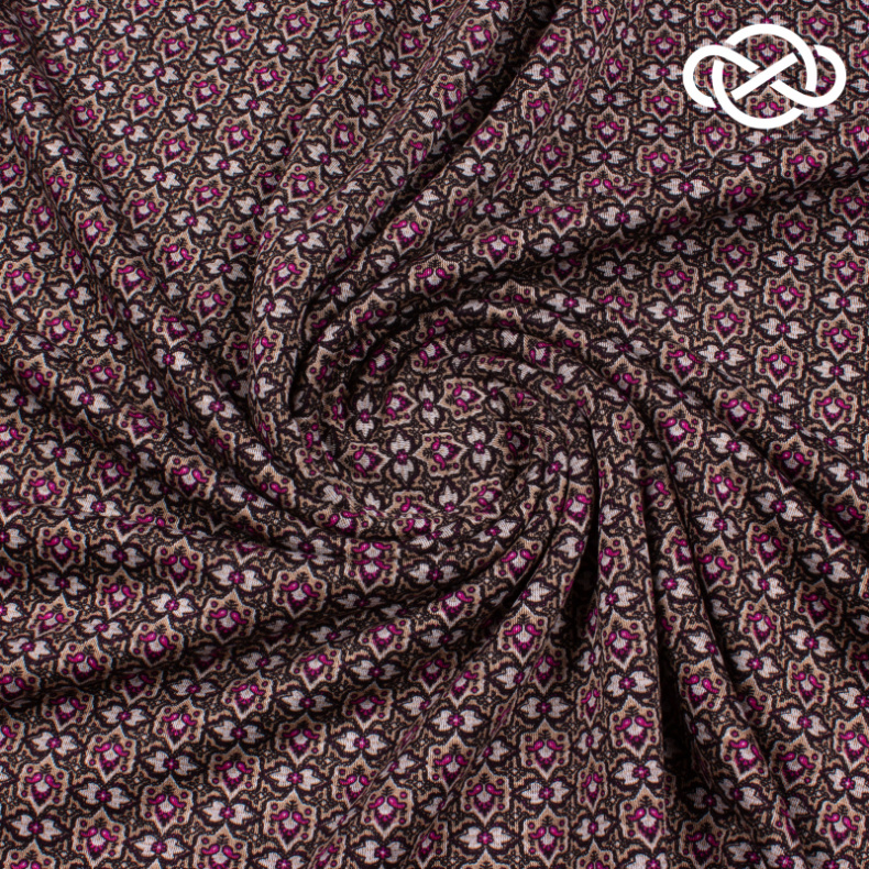 10262. Двухслойное трикотажное полотно. Модал. Принт от Tkani.site