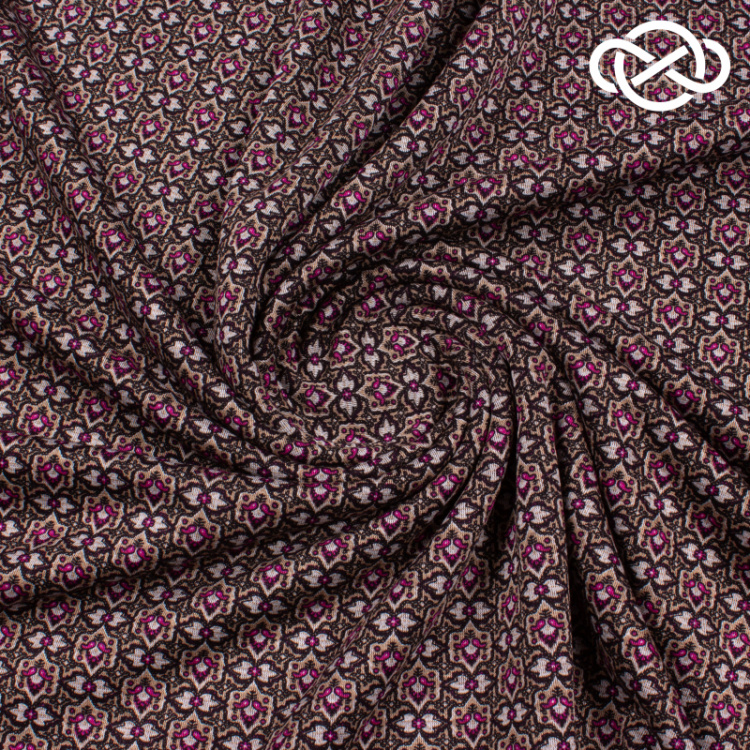 10262. Двухслойное трикотажное полотно. Модал. Принт