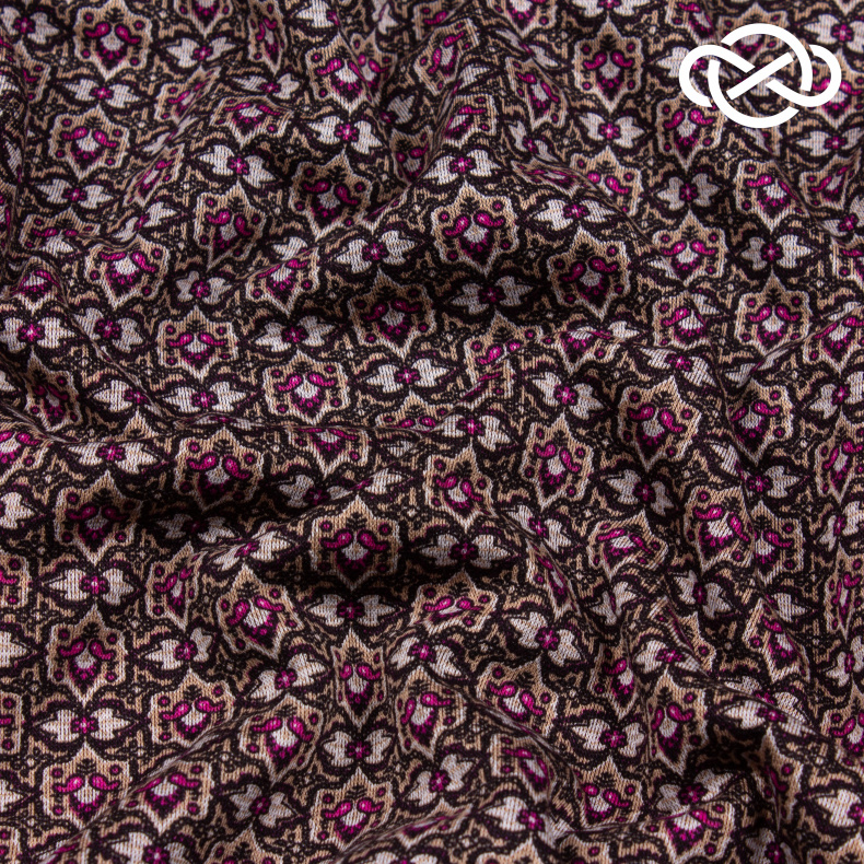 10262. Двухслойное трикотажное полотно. Модал. Принт от Tkani.site