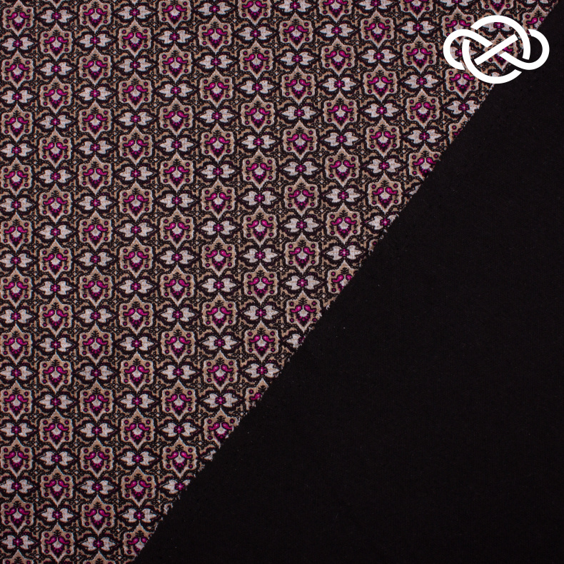 10262. Двухслойное трикотажное полотно. Модал. Принт от Tkani.site