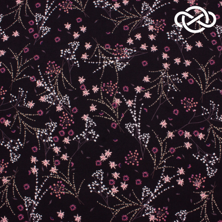 10263. Искусственный лен. Манго. Принт