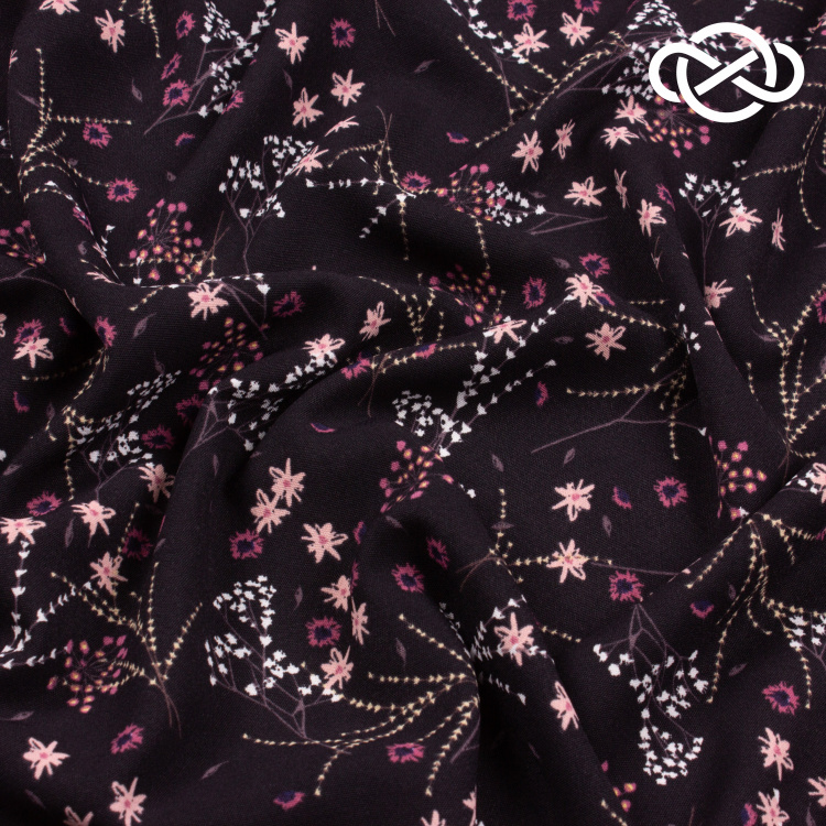 10263. Искусственный лен. Манго. Принт - фото 2