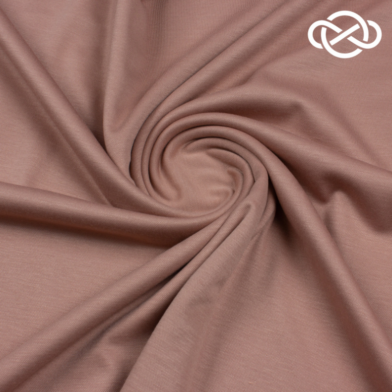 10267. Трикотажное полотно. Лакоста. Миндаль от Tkani.site