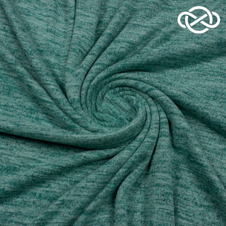 10268. Трикотажное полотно с фулировкой. Меланж