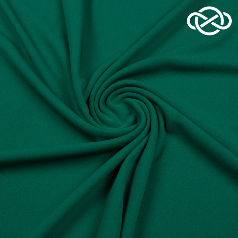10278. Трикотажное полотно. Скуба. Густая зелень от Tkani.site