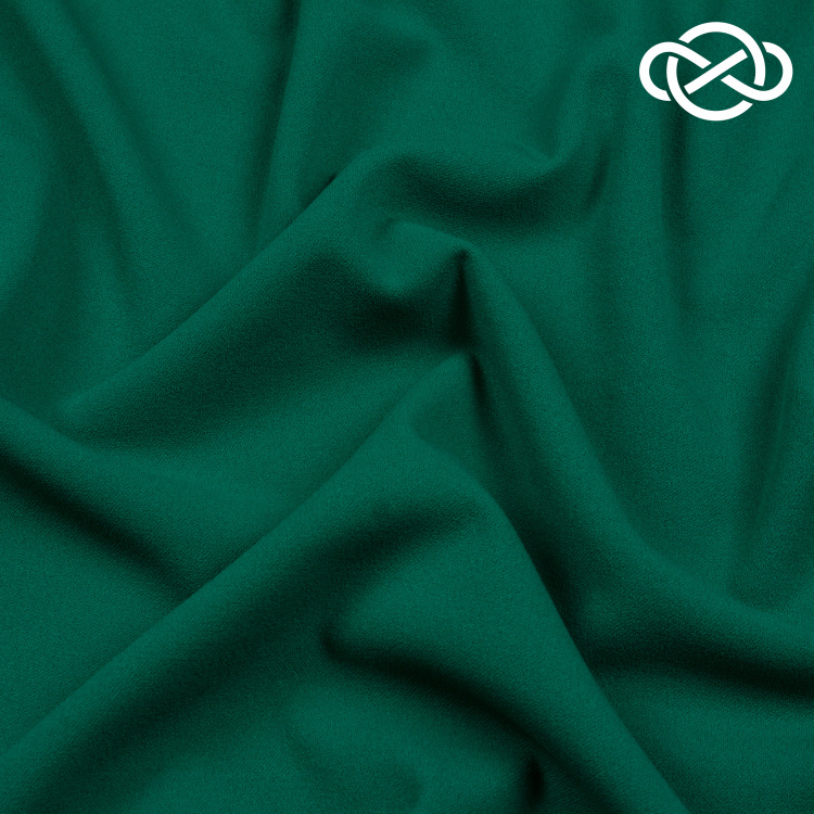 10278. Трикотажное полотно. Скуба. Густая зелень - фото 1