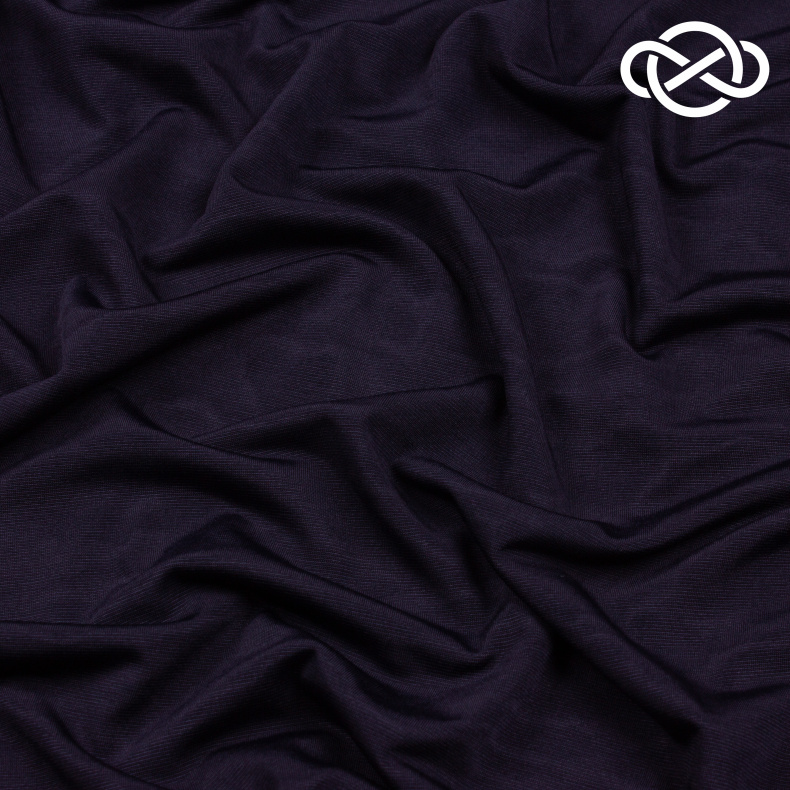 10281. Трикотажное полотно. Масло. Темно-синий от Tkani.site