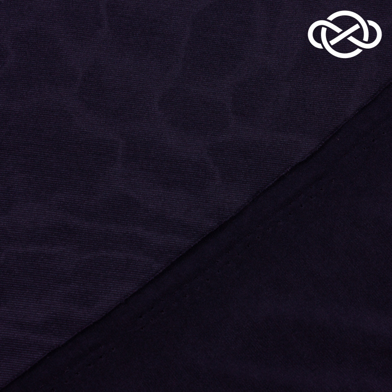 10281. Трикотажное полотно. Масло. Темно-синий от Tkani.site