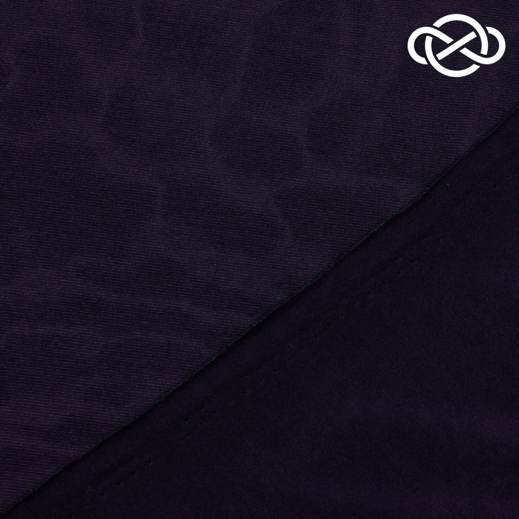 10281. Трикотажное полотно. Масло. Темно-синий - фото 2