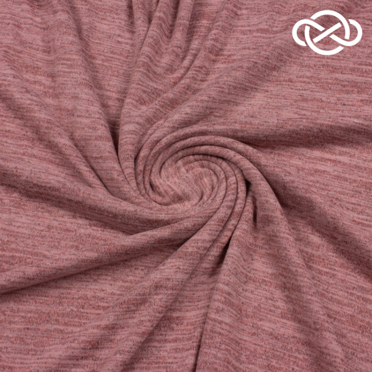 10287. Трикотажное полотно с фулировкой. Меланж