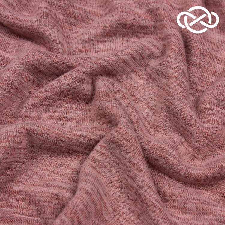 10287. Трикотажное полотно с фулировкой. Меланж - фото 1