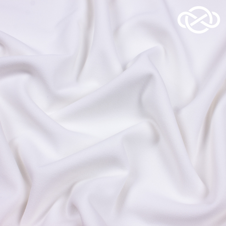 10288. Трикотажное полотно. Скуба. Молочный от Tkani.site