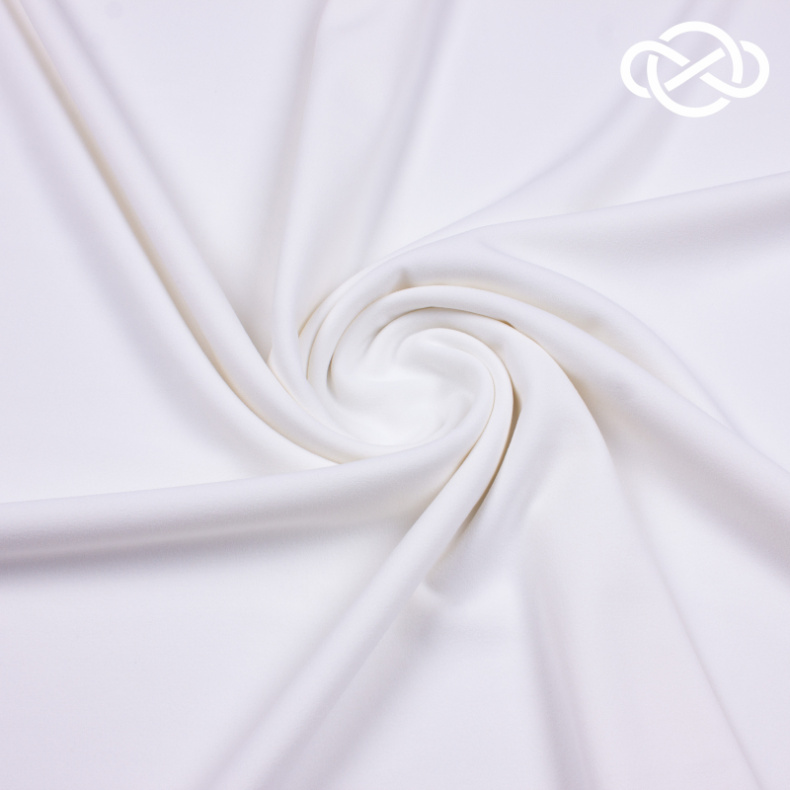 10288. Трикотажное полотно. Скуба. Молочный. Уценка!!! от Tkani.site