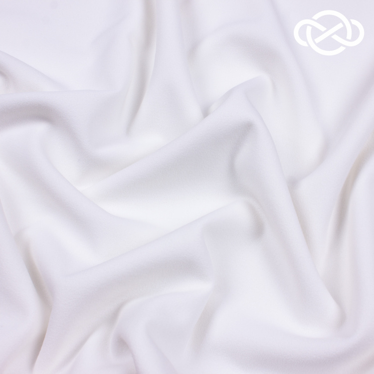 10288. Трикотажное полотно. Скуба. Молочный. Уценка!!! - фото 1