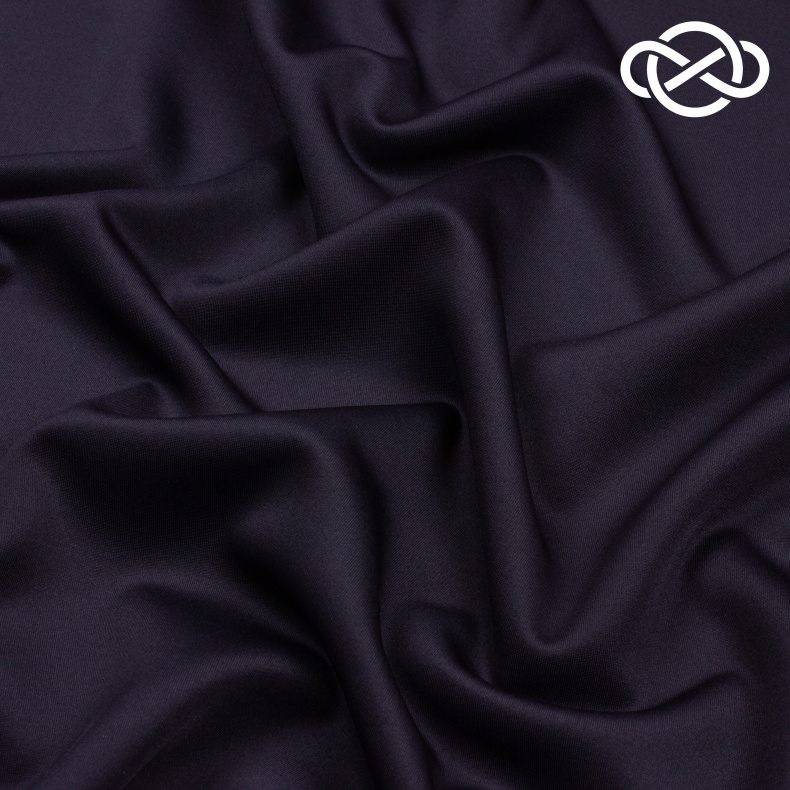 10295. Трикотажное полотно. Водолаз. Темно-синий от Tkani.site