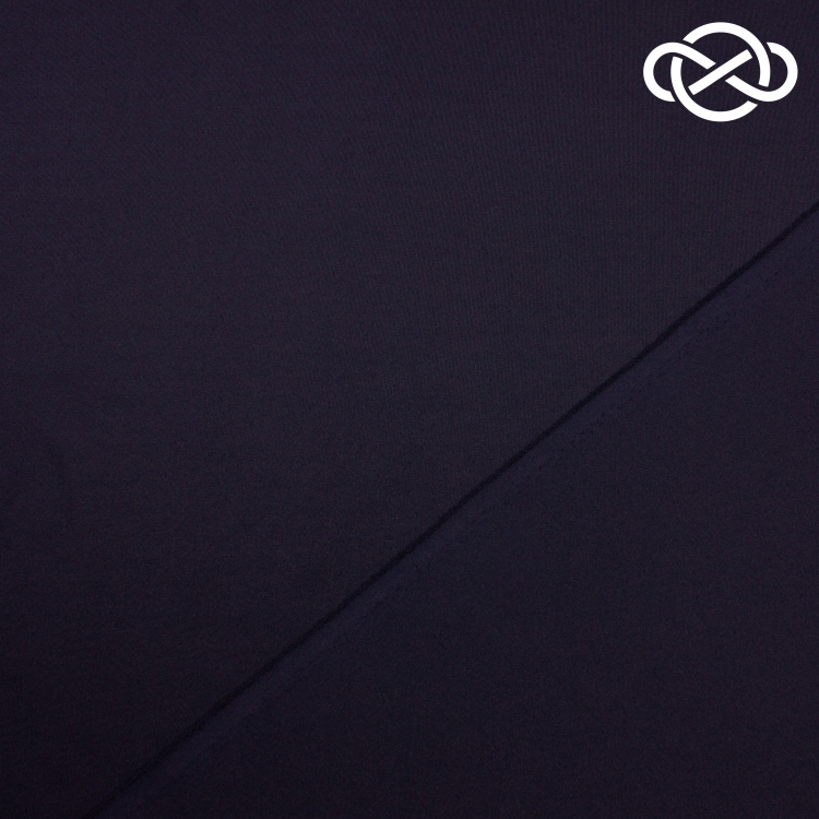 10295. Трикотажное полотно. Водолаз. Темно-синий - фото 2