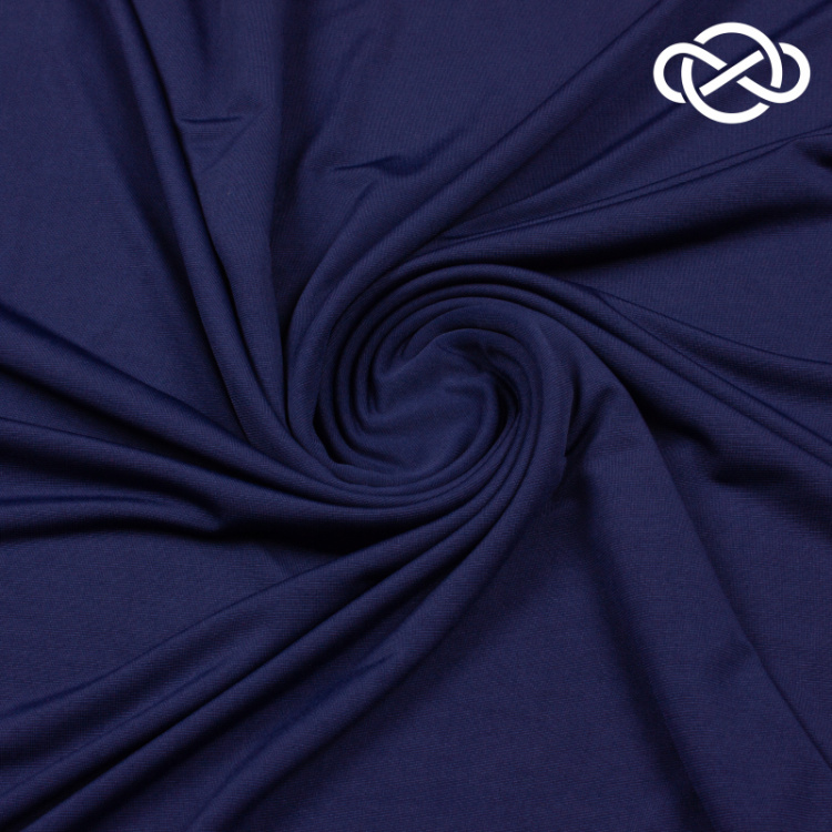 10299. Трикотажное полотно. Масло. Темно-синий