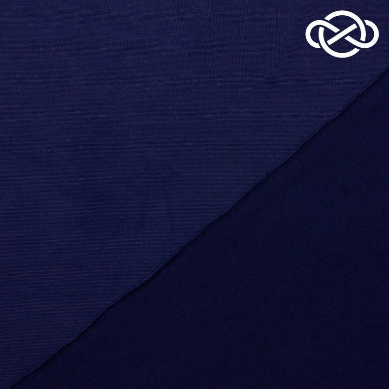 10299. Трикотажное полотно. Масло. Темно-синий от Tkani.site