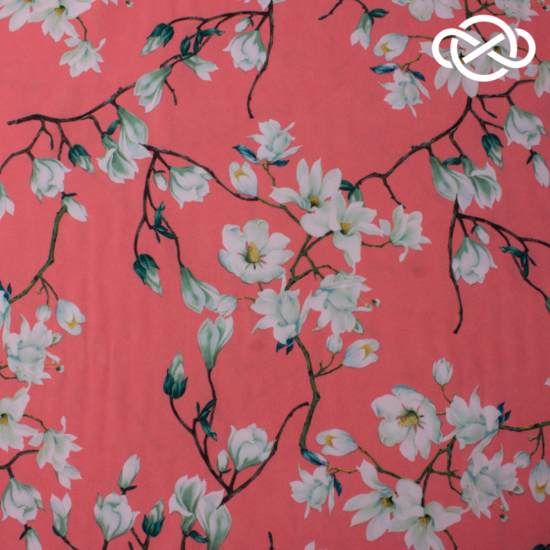 10314. Плательная. Креп. Принт от Tkani.site